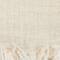 Hello Honey® Cream & Natural Stripes & Fringe Woven Linen Throw Blanket